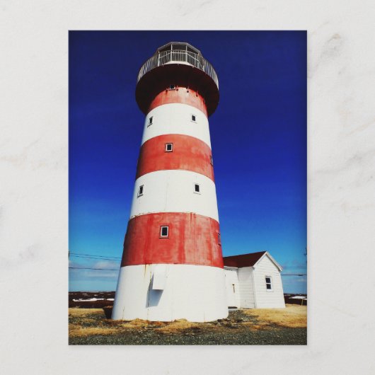 vuurtoren van Cape Pine Briefkaart (Voorkant)