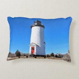 vuurtoren van Cape Poge, Massachusetts Accent Pill Kussen