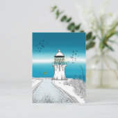 vuurtoren van Cape Reinga Nieuw-Zeeland Briefkaart (Staand voorkant)