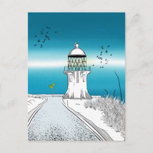 vuurtoren van Cape Reinga Nieuw-Zeeland Briefkaart