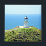 vuurtoren van Cape Reinga, Nieuw-Zeeland Magneet<br><div class="desc">Foto van de vuurtoren van Cape Reinga, Nieuw-Zeeland.</div>