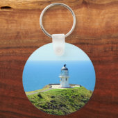 vuurtoren van Cape Reinga, Nieuw-Zeeland Sleutelhanger (Voorkant)