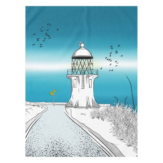 vuurtoren van Cape Reinga Nieuw-Zeeland Tafelkleed (Voorkant)
