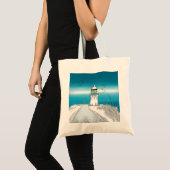 vuurtoren van Cape Reinga Nieuw-Zeeland Tote Bag (Voorkant (product))