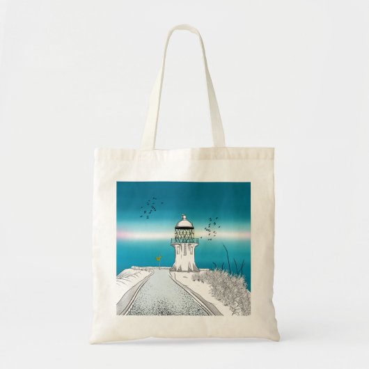 vuurtoren van Cape Reinga Nieuw-Zeeland Tote Bag (Voorkant)