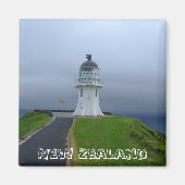 Vuurtoren van Cape Reinga, NZ (Fridge Magnet) Magneet (Voorkant)