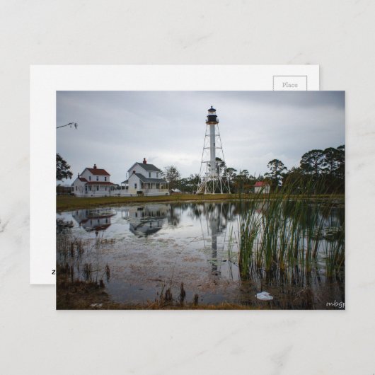 vuurtoren van Cape San Blas Briefkaart (Voorkant / Achterkant)