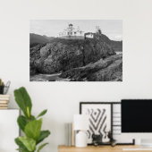 vuurtoren van Cape Spencer Poster (Thuiskantoor)