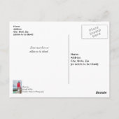 vuurtoren van Charlevoix South Pierhead Briefkaart (Achterkant)