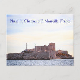 Vuurtoren van Château d'If, Marseille, Frankrijk, Briefkaart