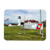 vuurtoren van Chatham, Kaap Kabeljauw Massachusett Magneet (Horizontaal)