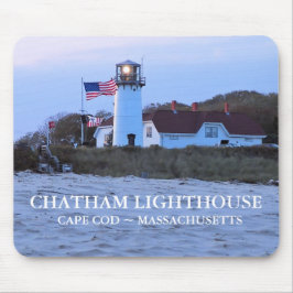 vuurtoren van Chatham, Massachusetts Mousepad Muismat