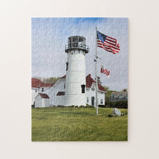 vuurtoren van Chatham, massachusetts Puzzle Legpuzzel (Verticaal)