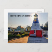 vuurtoren van Cheticamp Cape Breton Briefkaart (Voorkant / Achterkant)