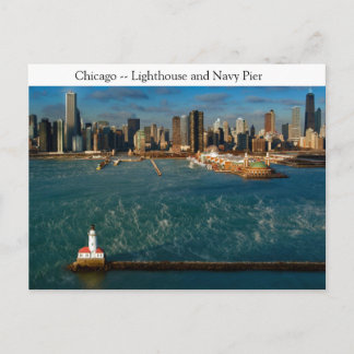 vuurtoren van Chicago Briefkaart