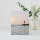vuurtoren van Chicago Harbour Southeast Briefkaart (Staand voorkant)