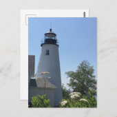 Vuurtoren van Coastal Maine Briefkaart (Voorkant / Achterkant)