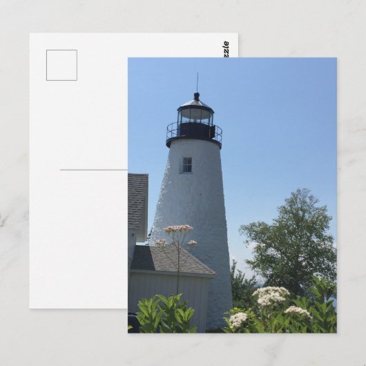Vuurtoren van Coastal Maine Briefkaart (Voorkant / Achterkant)