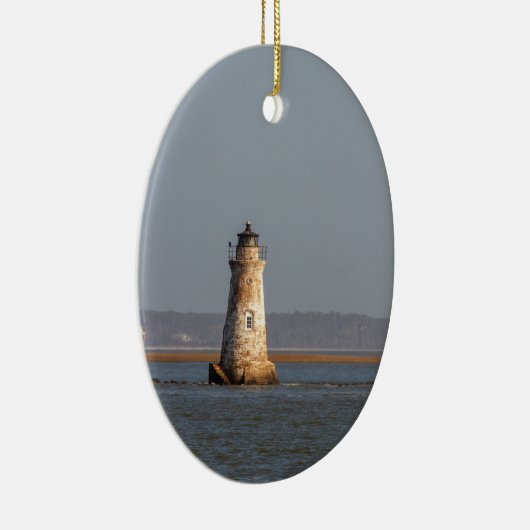 Vuurtoren van Cockspur Island Keramisch Ornament (Rechts)