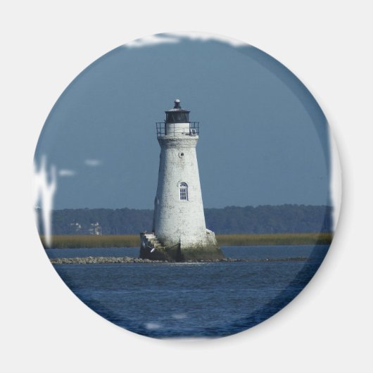 Vuurtoren van Cockspur Island Magneet (Voorkant)