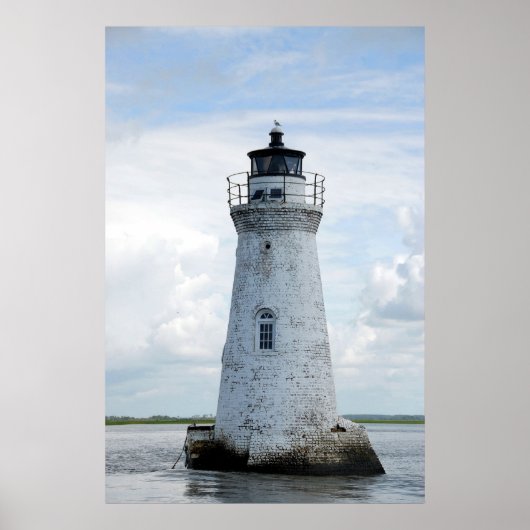 vuurtoren van Cockspur Island Poster (Voorkant)