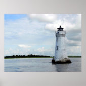 Vuurtoren van Cockspur Island Poster (Voorkant)