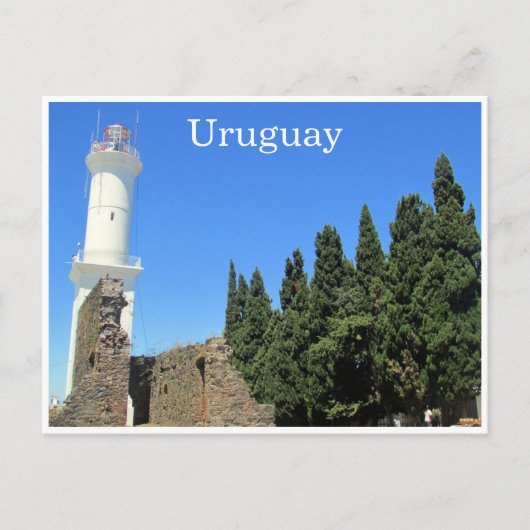 vuurtoren van colonia briefkaart (Voorkant)