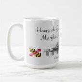 Vuurtoren van Concord Point, Havre de Grace, Maryl Koffiemok (Links)