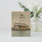 vuurtoren van Conimicut Briefkaart (Staand voorkant)