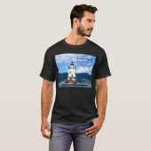 vuurtoren van Conimicut Point RI T-shirt (Voorkant volledig)