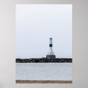 vuurtoren van Conneaut West Breakwater Poster