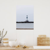 vuurtoren van Conneaut West Breakwater Poster (Keuken)