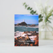 vuurtoren van Corbiere Jersey Briefkaart (Staand voorkant)
