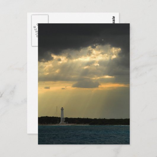vuurtoren van Costa Maya Briefkaart (Voorkant / Achterkant)