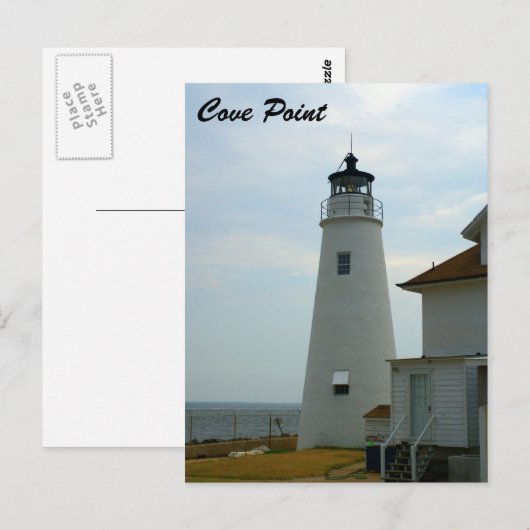 vuurtoren van cove Point Briefkaart (Voorkant / Achterkant)