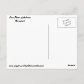 vuurtoren van cove Point Briefkaart (Achterkant)