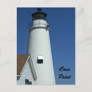 vuurtoren van cove Point Briefkaart