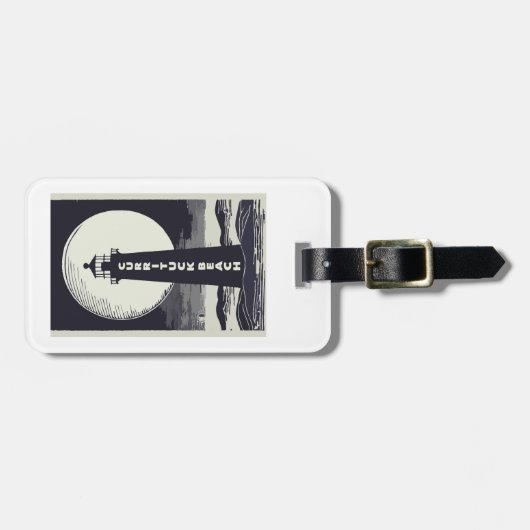 Vuurtoren van Curituck Beach Bagagelabel (Voorkant horizontaal)