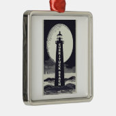 Vuurtoren van Curituck Beach Metalen Ornament (Rechts)