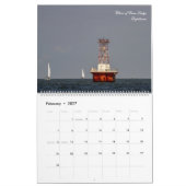 Vuurtoren van de baai van Delaware Kalender (Feb 2027)