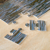 Vuurtoren van de Burnt Coat Harbour, Zwans Island  Legpuzzel (Zijkant)