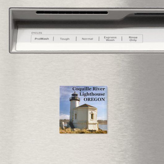 Vuurtoren van de Coquille, Oregon Magnet (Insitu (Vaatwasser))