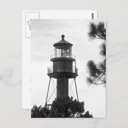 Vuurtoren van de Crooked River Briefkaart (Voorkant / Achterkant)