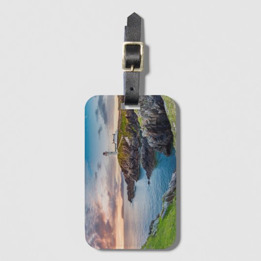 vuurtoren van de Fanad Head | Donegal, Ierland Bagagelabel (Voorkant (verticaal))