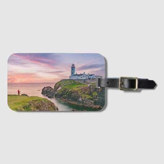 vuurtoren van de Fanad Head | Donegal, Ierland Bagagelabel (Voorkant (horizontaal))