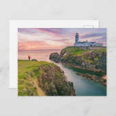 vuurtoren van de Fanad Head | Donegal, Ierland Briefkaart (Voorkant / Achterkant)