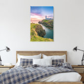 vuurtoren van de Fanad Head | Donegal, Ierland Canvas Afdruk (Insitu (Slaapkamer))