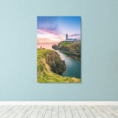vuurtoren van de Fanad Head | Donegal, Ierland Canvas Afdruk (Insitu (Houten vloer))