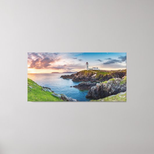 vuurtoren van de Fanad Head | Donegal, Ierland Canvas Afdruk (Voorkant)