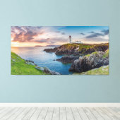 vuurtoren van de Fanad Head | Donegal, Ierland Canvas Afdruk (Insitu (Houten vloer))